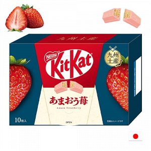 KitKat Amaou Strawberry 150g - Коллекционный КитКат клубника сорта Амау. 10шт
