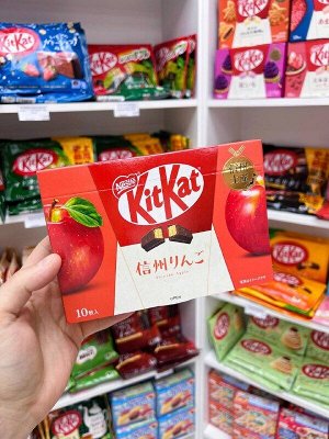 KitKat Shinshu Apples 15g - Коллекционный КитКат яблоки Шиншу. 1шт