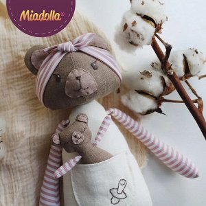 Набор для шитья Miadolla "Мама Медведица и медвежонок"
