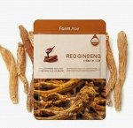 FARMSTAY - МАСКА ТКАНЕВАЯ ДЛЯ ЛИЦА С ЭКСТРАКТОМ КРАСНОГО ЖЕНЬШЕНЯ VISIBLE DIFFERENCE MASK SHEET RED GINSENG [1sheet]