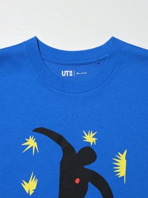 UNIQLO - хлопковая арт-футболка с работами Анри Матисса - 64 BLUE