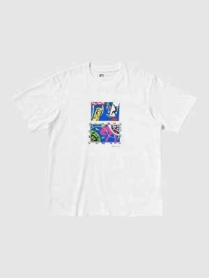 UNIQLO - хлопковая арт-футболка с работами Анри Матисса - 00 WHITE