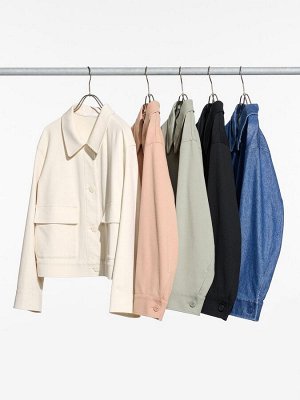 UNIQLO - куртка из джерси - 11 PINK