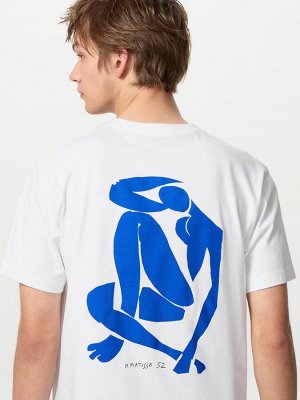 UNIQLO - хлопковая арт-футболка с работами Анри Матисса - 00 WHITE