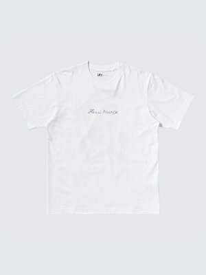UNIQLO - хлопковая арт-футболка с работами Анри Матисса - 00 WHITE