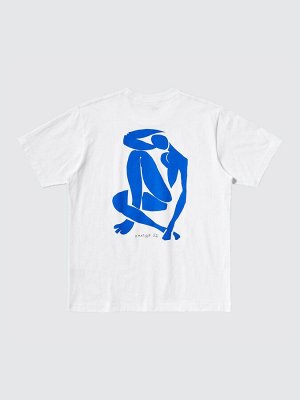 UNIQLO - хлопковая арт-футболка с работами Анри Матисса - 00 WHITE