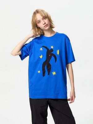 UNIQLO - хлопковая арт-футболка с работами Анри Матисса - 64 BLUE