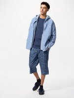 UNIQLO - легкие шорты с тропическим дизайном - 66 BLUE