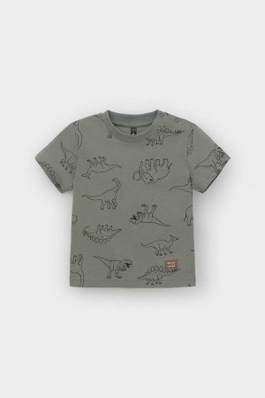 Фуфайка(Весна-Лето)+boys (зеленый чай, динозавры к552)