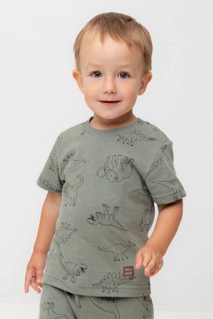 Фуфайка(Весна-Лето)+boys (зеленый чай, динозавры к552)