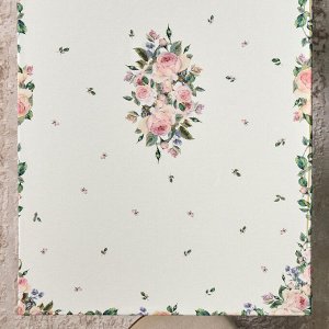 Скатерть Винтаж 140x180 см, Кремовая, 100% Хлопок с Пропиткой, Твил, 1 шт.
