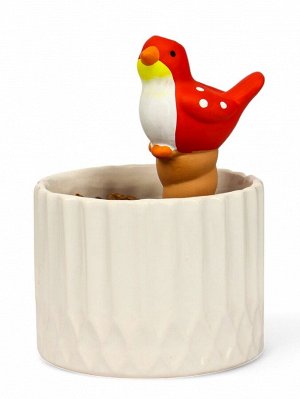 Ороситель «Птичка», 16.5x8.5 см, керамика, набор 4 шт., МИКС