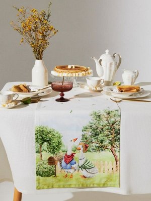 Дорожка на стол Этель Family picnic 40x146 см, 100% хл, саржа 190 г/м²