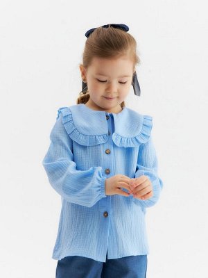 Рубашка детская KAFTAN, голубая