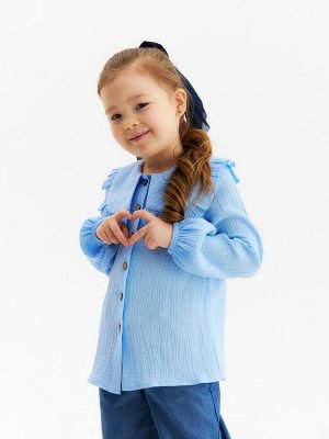 Рубашка детская KAFTAN, голубая