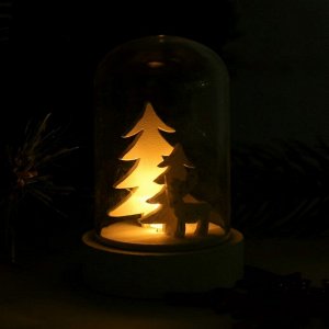 Новогодний сувенир с подсветкой «Лесной олень»