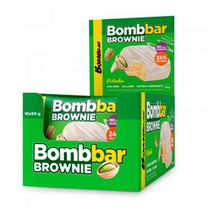 Печенье БРАУНИ "BOMBBAR" фисташка 50гр.