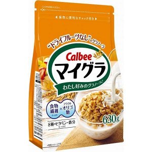 CALBEE Migra Granola - безфруктовая гранола для завтрака