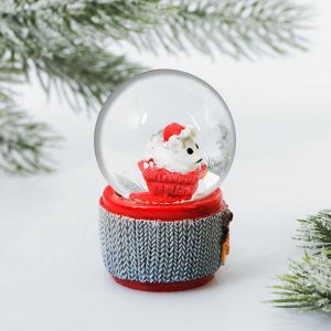 Снежный водяной шар «Мышка в кружке»