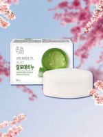 Освежающее туалетное мыло с экстрактом Алоэ вера &quot;Fresh Aloe Soap&quot; 90 гр