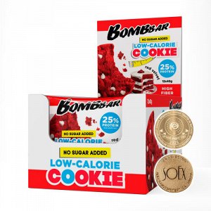 Печенье "BOMBBAR" со вкусом Красный бархат 40г х 12
