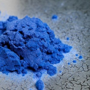 Иней искусственный клеевой для декора «Флок эффект» 120 г, цвет голубой