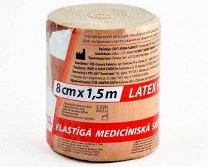 Бинт LAUMA медиц. эластич. высокой растяжим. 8см х 1,5м	ЛСЭЗ Лаума Медикал О