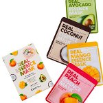 Набор тканевых масок на 12 дней FarmStay Real Essence Mask 12 Combo Pack V.01, 12шт *23мл