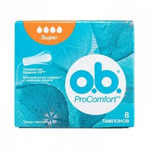 Тампоны О.B. ProComfort супер №8	Johnson&Johnson Sant