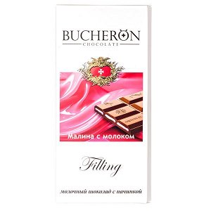 Шоколад BUCHERON Filling Малина с молоком 85 г 1/10