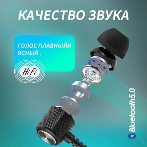 Спортивная беспроводная Bluetooth-гарнитура с оголовьем, шумоподавлением и микрофоном