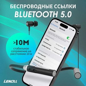 Спортивная беспроводная Bluetooth-гарнитура с оголовьем, шумоподавлением и микрофоном