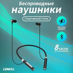 Спортивная беспроводная Bluetooth-гарнитура с оголовьем, шумоподавлением и микрофоном