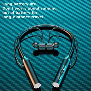 Спортивная беспроводная Bluetooth-гарнитура с оголовьем, шумоподавлением и микрофоном