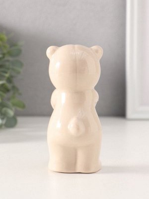 Фигурка керамика «Медвежонок с бантом», 3x5.5x10.8 см, МИКС
