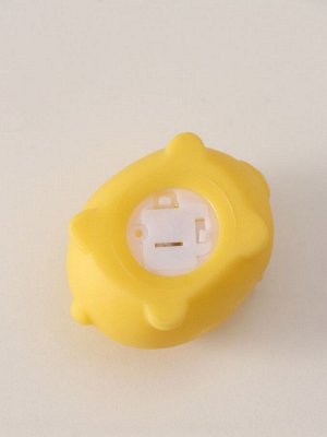 Ночник "Толстопуз" 2Вт LED LR44 желтый 6х5х4см