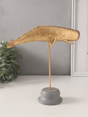 Фигурка «Золотой кашалот», полистоун, 21.5x8x24 см