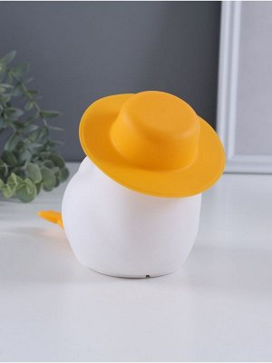 Фигурка светящаяся RISALUX «Утка в отпуске», 2 Вт, LED-ночник антистресс, RGB, USB, 10x8.5x14.5 см