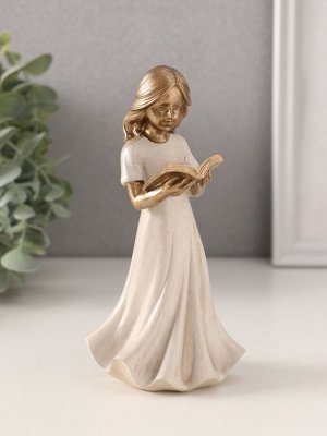 Фигурка полистоун «Девочка с книгой», 7.5x6.5x15 см