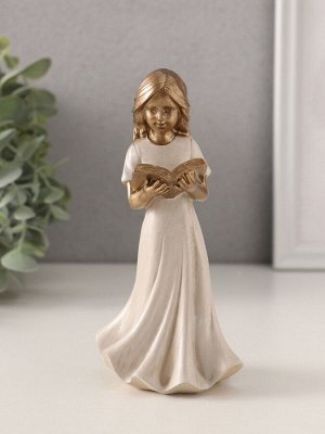 Фигурка полистоун «Девочка с книгой», 7.5x6.5x15 см
