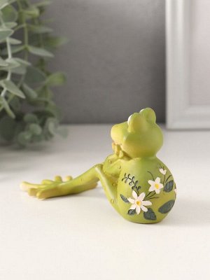 Фигурка «Лягушонок - что же будет?», полистоун, 15.5x6x7 см