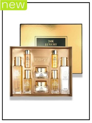 Набор уходовой косметики для лица антивозрастной с биозолотом LAYDAY Set Luxury Skin Care 6-Piece 24K Gold, 120мл*2шт, 40мл*2шт, 50гр*2шт
