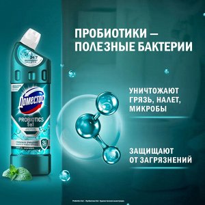 Чистящее средство для сантехники с активными пробиотиками Зеленая свежесть Domestos 750 мл