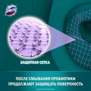 Чистящее средство для сантехники с активными пробиотиками Цветочная свежесть Domestos 750 мл