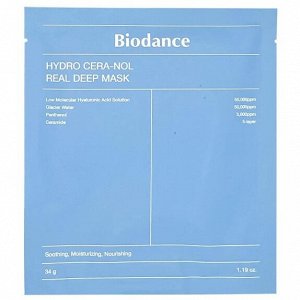 Biodance Ночная гидрогелевая маска с церамидами против сухости Hydro Cera-Nol Real Deep Mask
