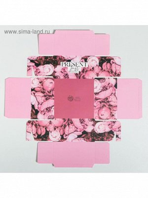 Коробка кондитерская 12 х6 х11.5 см с PVC крышкой Present под бенто торт 1/5