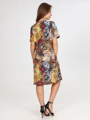 Платье трикотажное "Одуванчики"