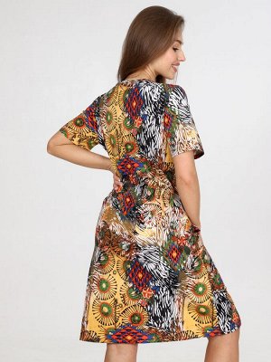 Платье трикотажное "Одуванчики"