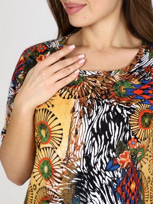 Платье трикотажное "Одуванчики"