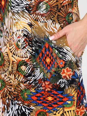 Платье трикотажное "Одуванчики"